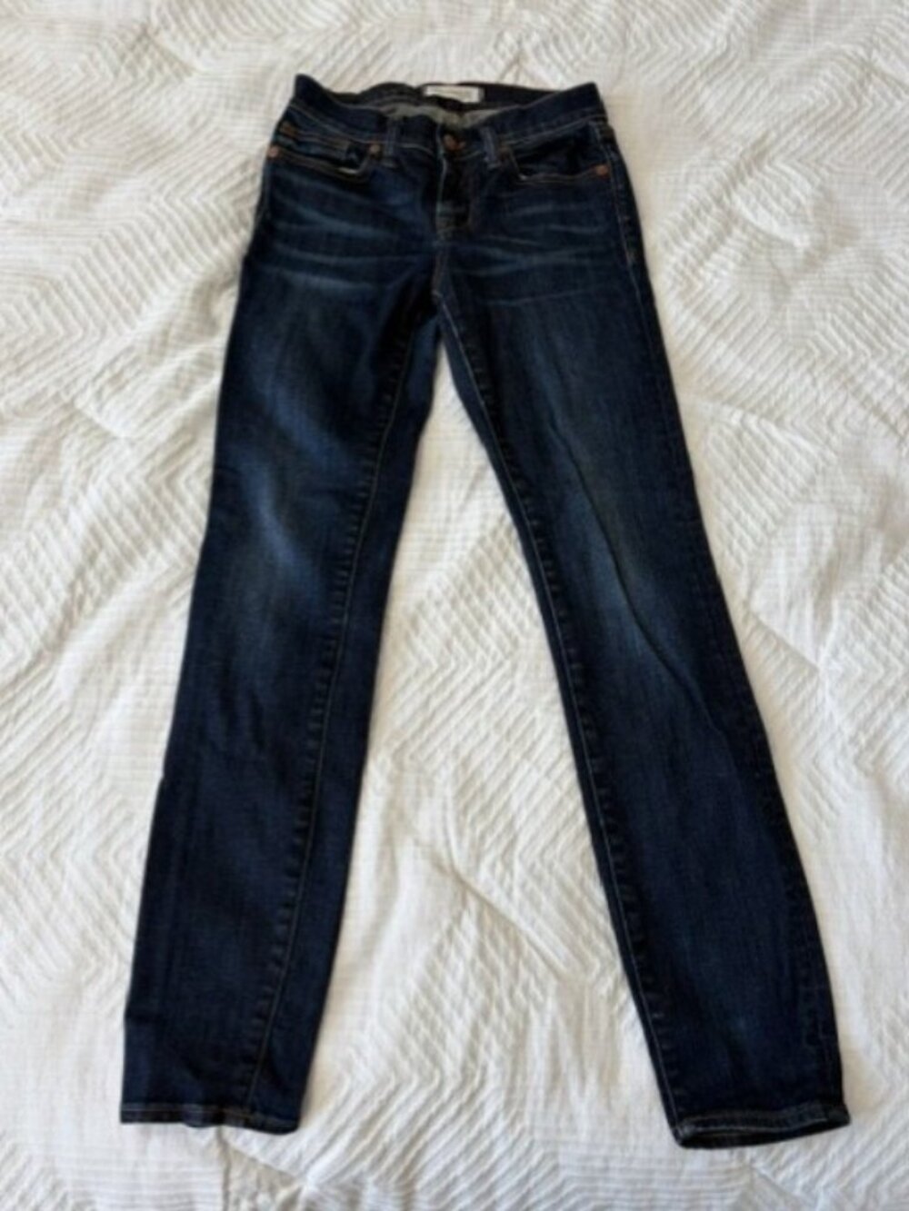 Madewell Skinny Skinny Jeans | Dark Wash | Size 24